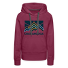 Premium Women's Chattanooga, Tennessee Hoodie - Women's Chattanooga Hoodie - burgundy