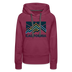 Premium Women's California Hoodie - burgundy