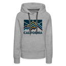 Premium Women's California Hoodie - heather grey