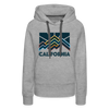 Premium Women's California Hoodie - heather grey