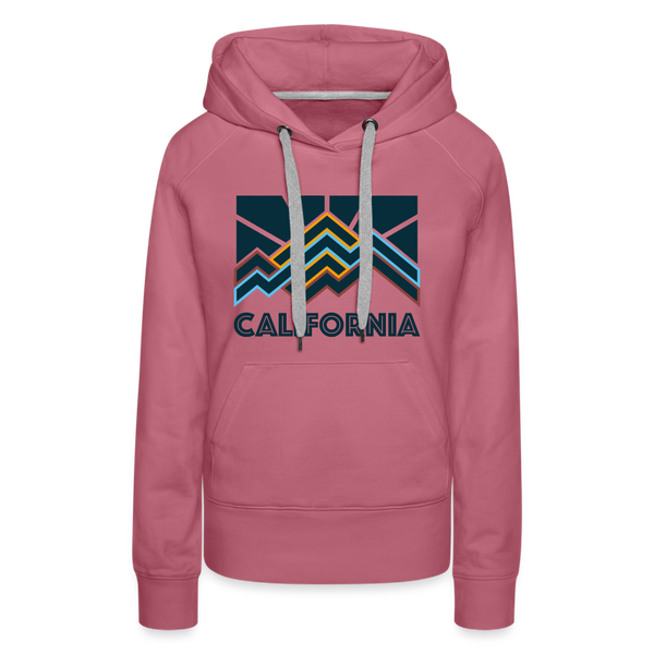 Premium Women's California Hoodie - mauve