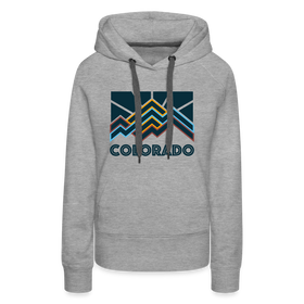 Premium Women's Colorado Hoodie - heather grey