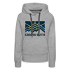 Premium Women's Crested Butte, Colorado Hoodie - Women's Crested Butte Hoodie - heather grey