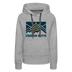 Premium Women's Crested Butte, Colorado Hoodie - Women's Crested Butte Hoodie - heather grey