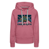 Premium Women's Crested Butte, Colorado Hoodie - Women's Crested Butte Hoodie - mauve