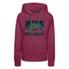 Premium Women's Durango, Colorado Hoodie - Women's Durango Hoodie - burgundy