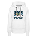 Premium Women's Moab, Utah Hoodie - Women's Moab Hoodie - white