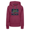 Premium Women's Moab, Utah Hoodie - Women's Moab Hoodie - burgundy