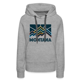 Premium Women's Montana Hoodie - heather grey