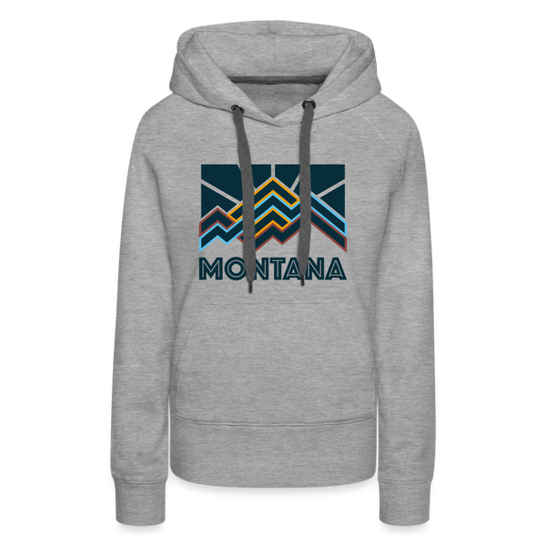 Premium Women's Montana Hoodie - heather grey