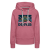 Premium Women's Denver, Colorado Hoodie - Women's Denver Hoodie - mauve