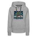 Premium Women's Frisco, Colorado Hoodie - Women's Frisco Hoodie - heather grey