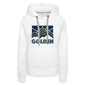 Premium Women's Golden, Colorado Hoodie - Women's Golden Hoodie - white