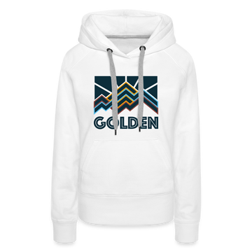 Premium Women's Golden, Colorado Hoodie - Women's Golden Hoodie - white