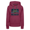 Premium Women's Idaho Hoodie - burgundy