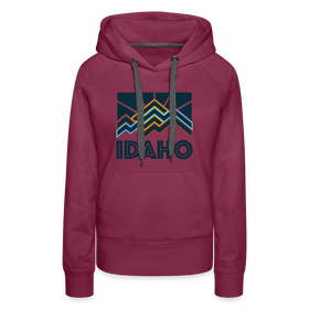 Premium Women's Idaho Hoodie - burgundy