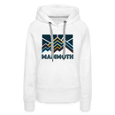 Premium Women's Mammoth, California Hoodie - Women's Mammoth Hoodie - white
