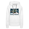 Premium Women's North Carolina Hoodie - white