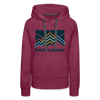 Premium Women's North Carolina Hoodie - burgundy