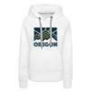 Premium Women's Oregon Hoodie - white