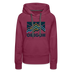 Premium Women's Oregon Hoodie - burgundy