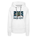 Premium Women's Park City, Utah Hoodie - Women's Park City Hoodie - white