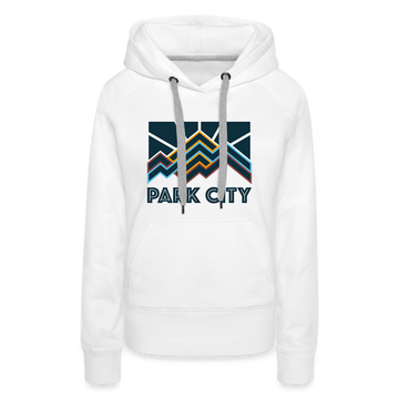 Premium Women's Park City, Utah Hoodie - Women's Park City Hoodie - white