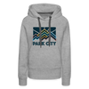 Premium Women's Park City, Utah Hoodie - Women's Park City Hoodie - heather grey