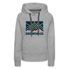 Premium Women's Snowmass, Colorado Hoodie - Women's Snowmass Hoodie - heather grey
