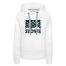Premium Women's Stowe, Vermont Hoodie - Women's Stowe Hoodie - white