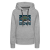 Premium Women's Stowe, Vermont Hoodie - Women's Stowe Hoodie - heather grey