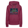 Premium Women's Montpelier, Vermont Hoodie - Women's Montpelier Hoodie - burgundy