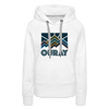 Premium Women's Ouray, Colorado Hoodie - Women's Ouray Hoodie - white