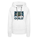 Premium Women's Ouray, Colorado Hoodie - Women's Ouray Hoodie - white