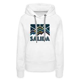 Premium Women's Salida, Colorado Hoodie - Women's Salida Hoodie - white