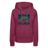 Premium Women's Salida, Colorado Hoodie - Women's Salida Hoodie - burgundy