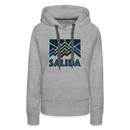 Premium Women's Salida, Colorado Hoodie - Women's Salida Hoodie - heather grey