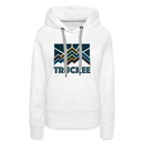 Premium Women's Truckee, California Hoodie - Women's Truckee Hoodie - white