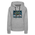 Premium Women's Truckee, California Hoodie - Women's Truckee Hoodie - heather grey