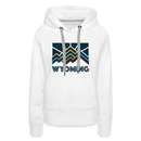 Premium Women's Wyoming Hoodie - white