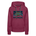 Premium Women's Wyoming Hoodie - burgundy