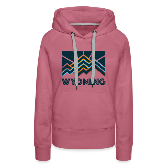 Premium Women's Wyoming Hoodie - mauve