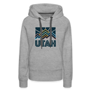 Premium Women's Utah Hoodie - heather grey