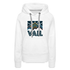 Premium Women's Vail, Colorado Hoodie - Women's Vail Hoodie - white