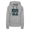 Premium Women's Vail, Colorado Hoodie - Women's Vail Hoodie - heather grey