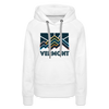 Premium Women's Vermont Hoodie - white