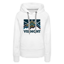Premium Women's Vermont Hoodie - white