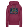 Premium Women's Vermont Hoodie - burgundy