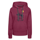 Premium Women's Charleston, South Carolina Hoodie - Women's Charleston Hoodie - burgundy