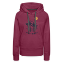 Premium Women's Key West, Florida Hoodie - Women's Key West Hoodie - burgundy